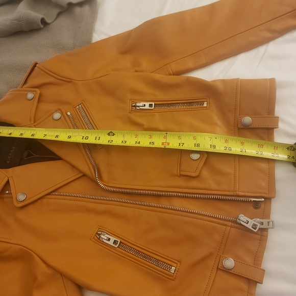 Gorgeous Sport Boutique Coach - Leather Moto Jacket with Silver Hardware❣️❣️❣️ - Picture 9 of 10